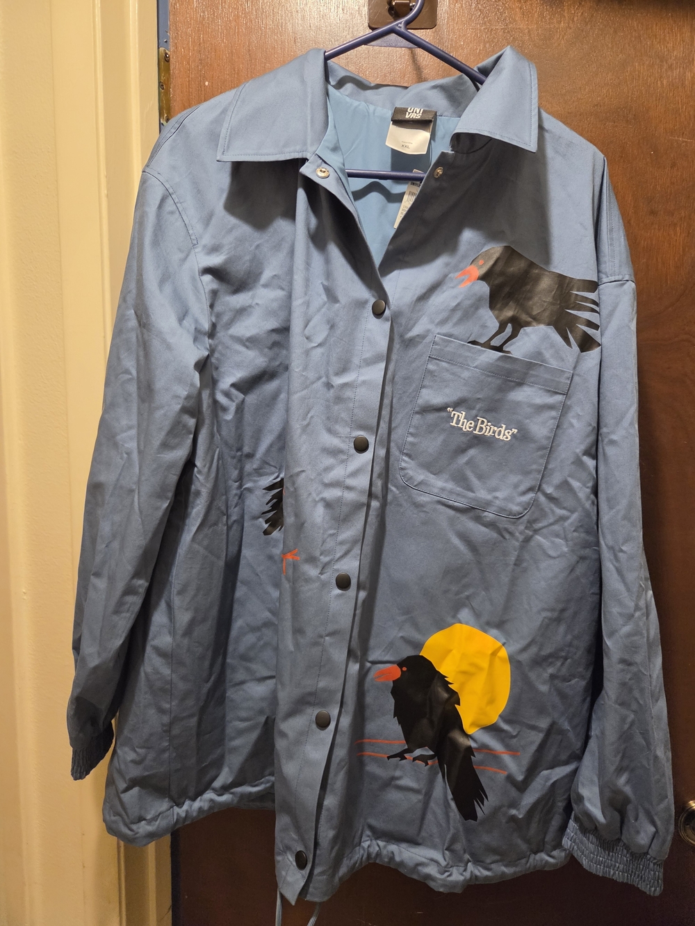 NEW Universal Studios Classic Horror The Birds Jacket Womens XXL